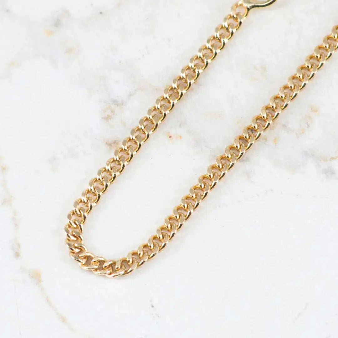 PULSERA CUBANA 2MM - Oro laminado 18k