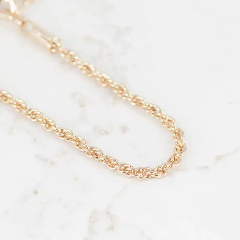 PULSERA LAZO 1MM - Oro laminado 18k