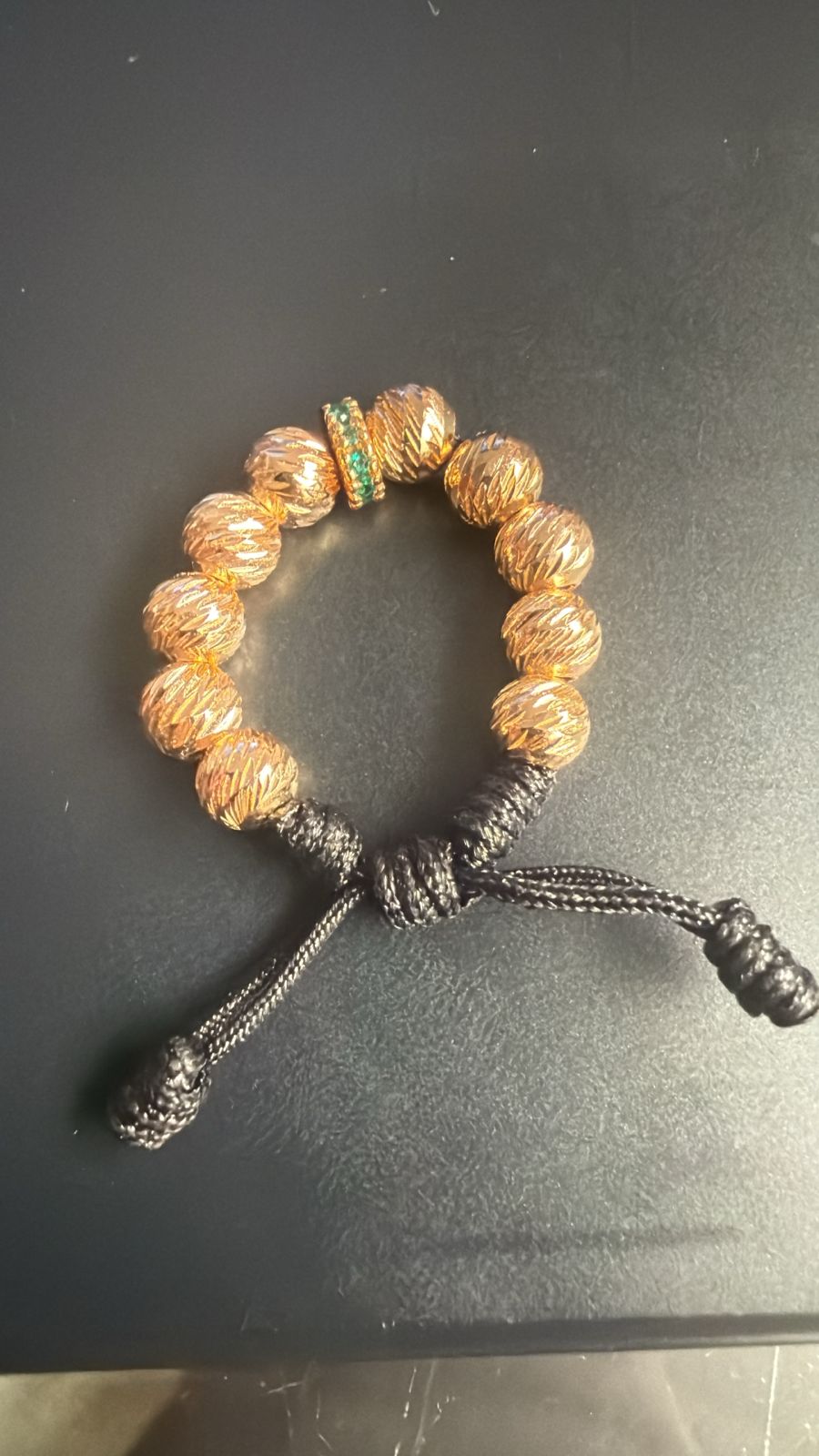 anillo rodio esmeralda