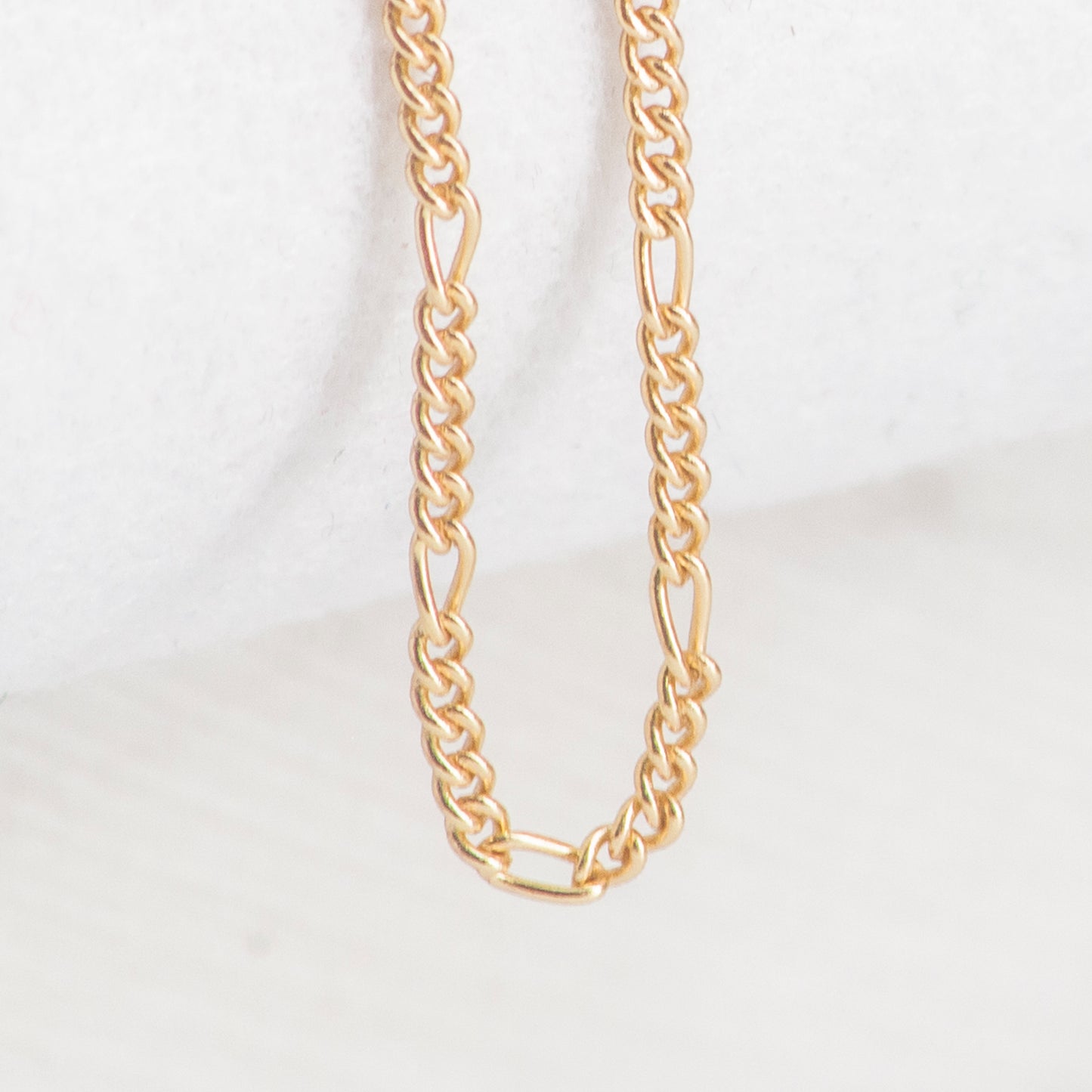 CADENA CARTIER 7X1 1.5MM-45CM - Oro laminado 18k