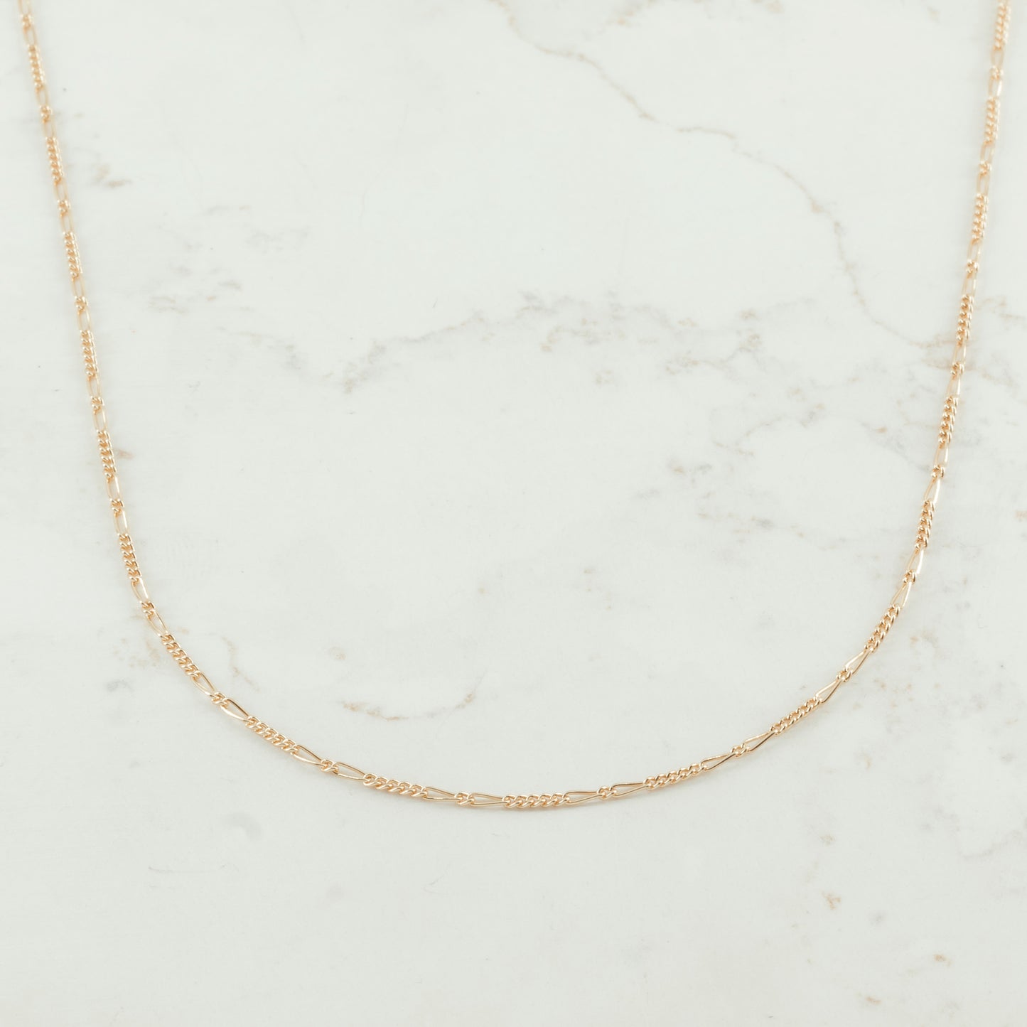 CADENA CARTIER 7X1 1.5MM-45CM - Oro laminado 18k