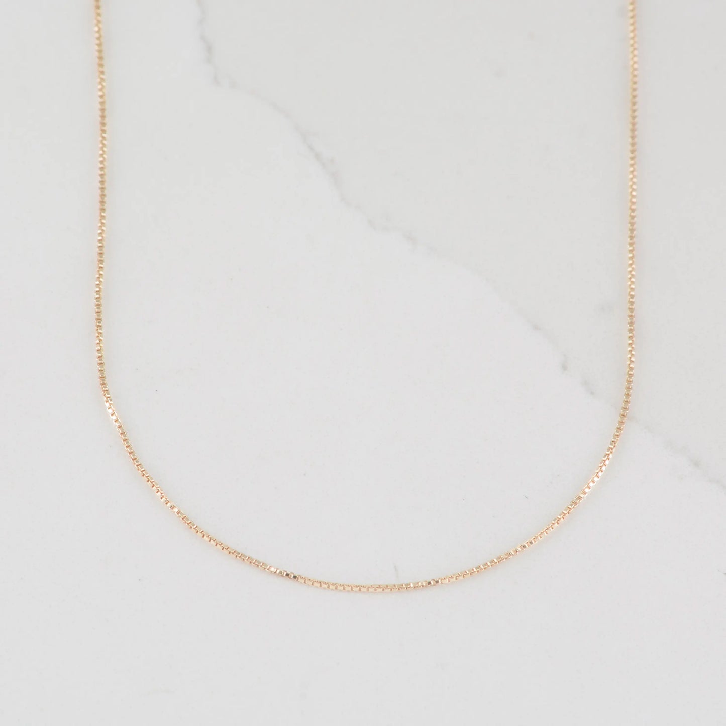 CADENA VENECIANA 1MM-45CM - Oro laminado 18k