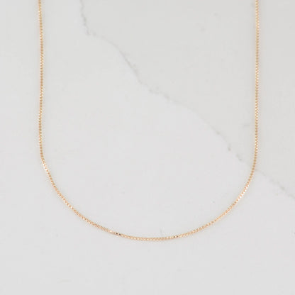 CADENA VENECIANA 1MM-45CM - Oro laminado 18k