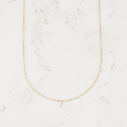 CADENA VENECIANA 1MM-45CM - Oro laminado 18k