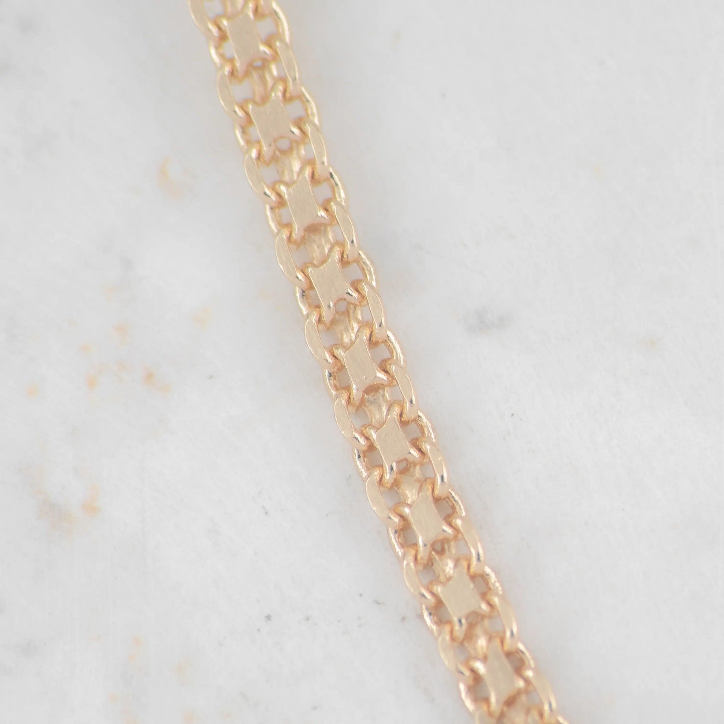 CADENA TEJIDO CHINO 4MM-45CM - Oro laminado 18k