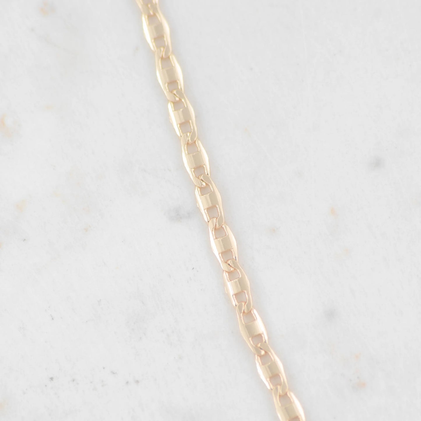 CADENA ESCALERA ESPEJO 2MM-45CM - Oro laminado 18k