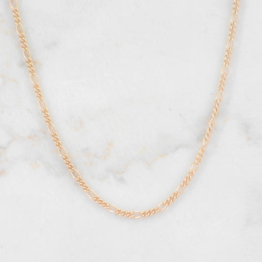 CADENA 3X1 MINI 1.5MM-60CM - Oro laminado 18k