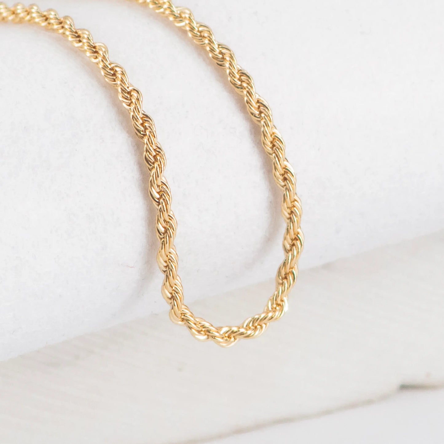 CADENA LAZO 2MM - 60CM - Oro laminado 18k