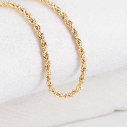 CADENA LAZO 2MM - 60CM - Oro laminado 18k