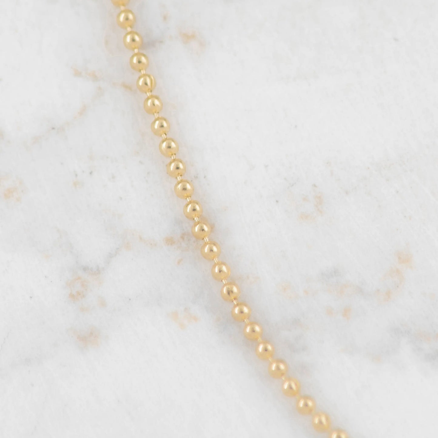 CADENA MILITAR 1MM-60CM - Oro laminado 18k