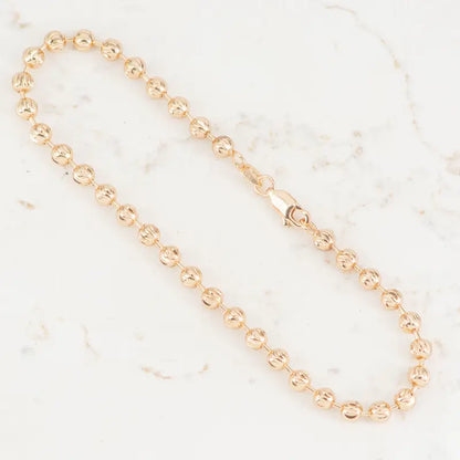 PULSERA MILITAR DIAMANTADA 4MM