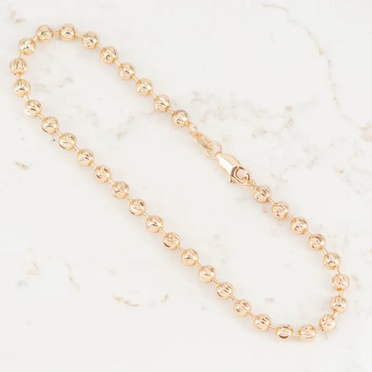 PULSERA MILITAR DIAMANTADA 4MM