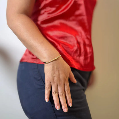 Pulsera Glamour Royale - oro laminado 18k